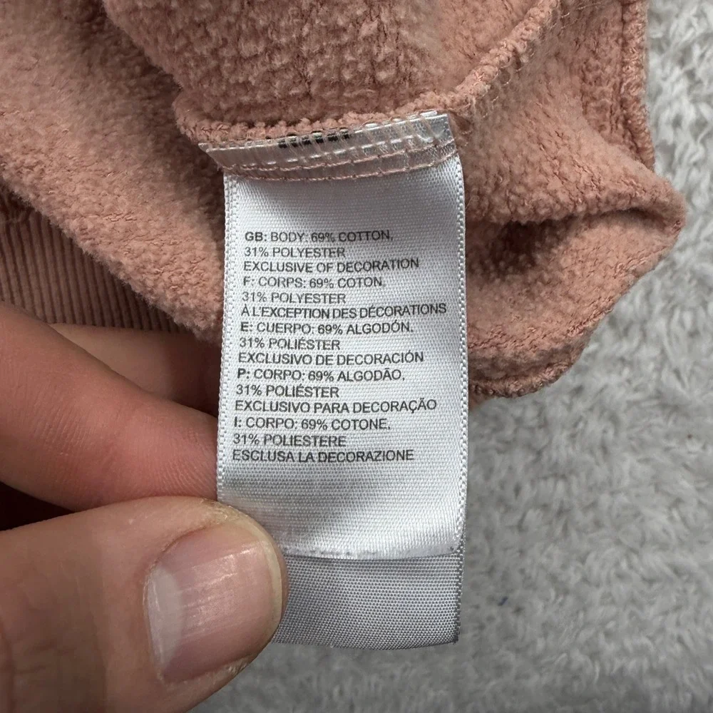 The North Face Mens XL Half Dome Pullover Hoodie Pink‎ Clay Logo Fleece NF0A4M4B